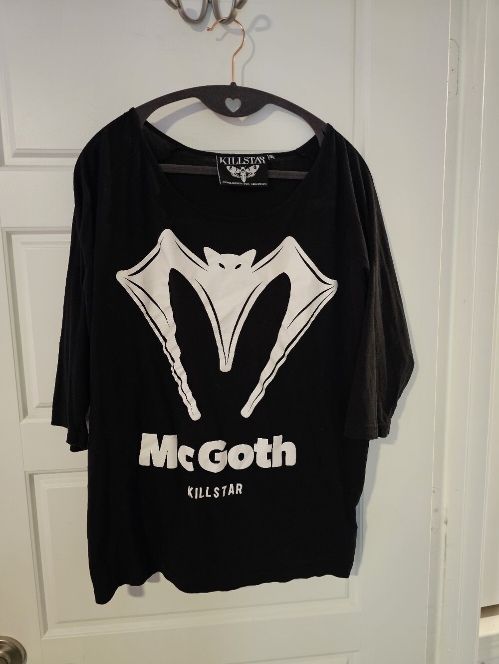 Rare Killstar Black McGoth Graphic Tee